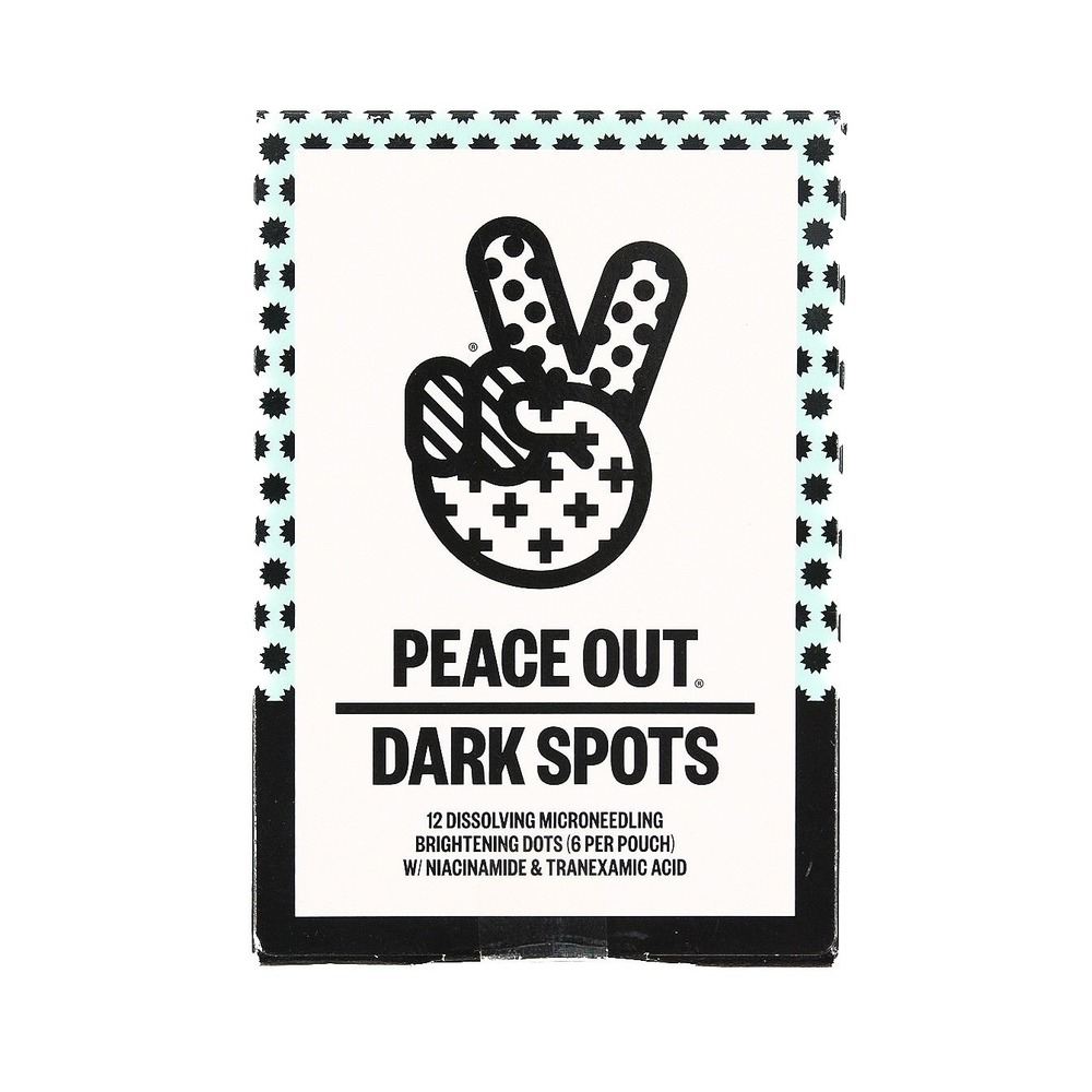 Peace Out - Dark Spots - Dissolving Microneedling Brightening Dots - 12 Dots